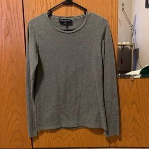 Jones New York Gray Long Sleeve Tee